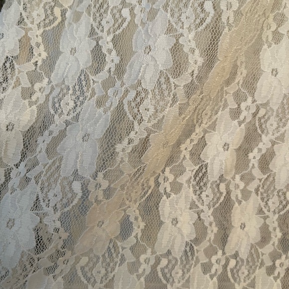 Express Blouse Beige transparent Size M - Picture 6 of 8